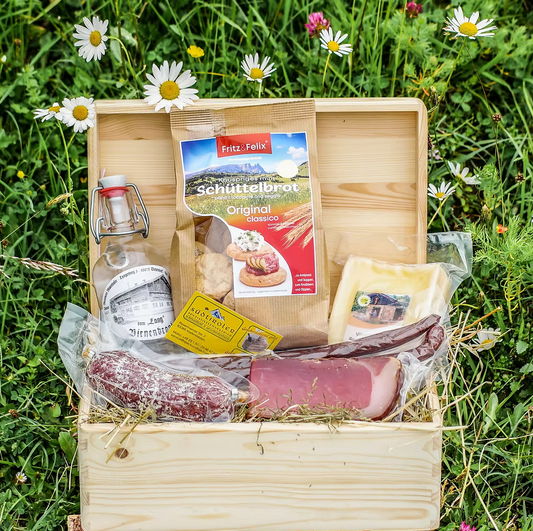 Geschenk- Holzkiste klein